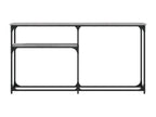 Table - Gray Wood, W 57.1 x D 8.9 x H 29.5 in