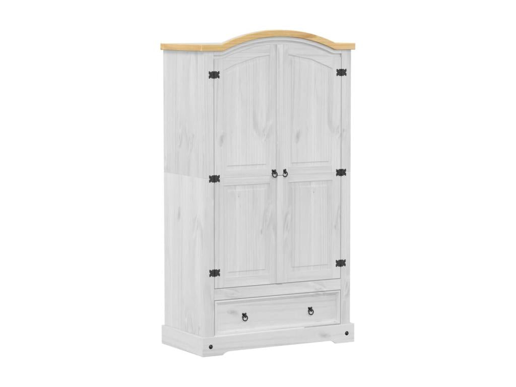 Home Item - White Wood, W 40.2 x D 20.5 x H 73.2 in