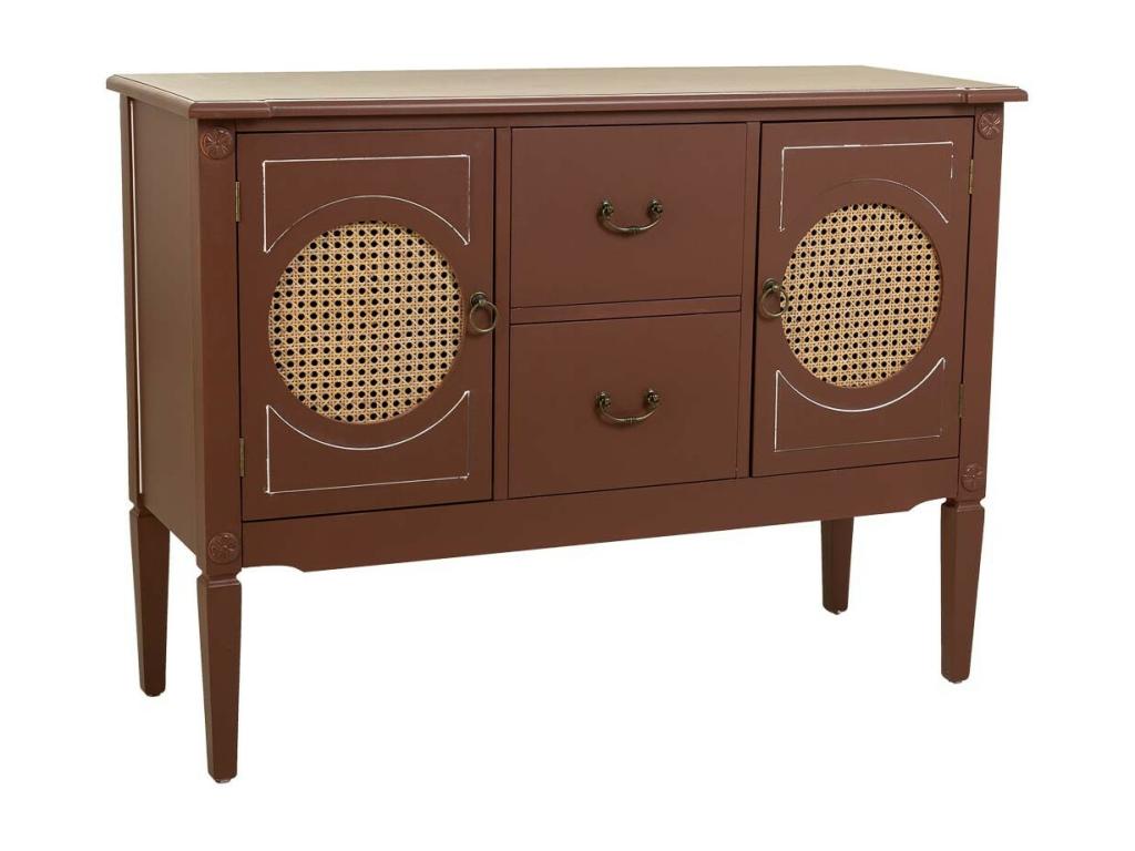 Sideboard - Brown Wood, W 41.7 x D 15.7 x H 30.7 in