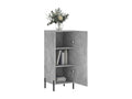 Sideboard - Gray Engineered Wood, W 13.6 x D 13.4 x H 35.4 in