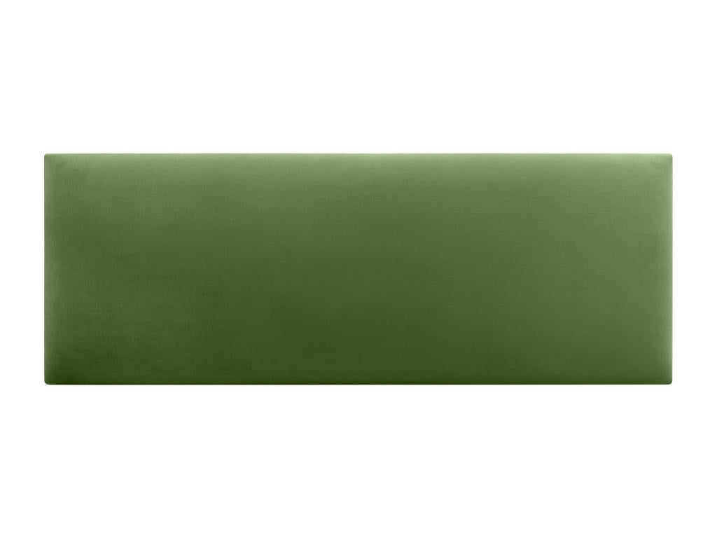 Bed - Green Velvet, W 53.1 x D 1.6 x H 19.7 in