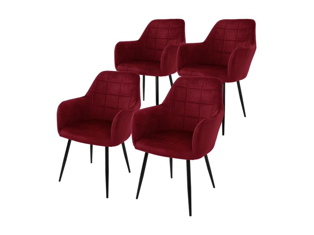 Dining Chair - Bordeaux Faux Leather