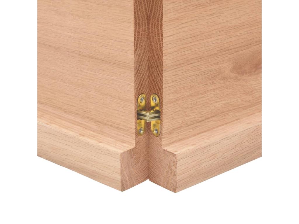 Shelf - Brown Wood, W 47.2 x D 19.7 x H 1.6 in