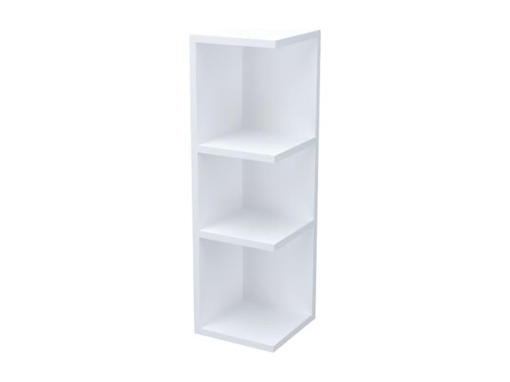 Shelf - White Engineered Wood, W 8.3 x D 7.9 x H 25.6 in