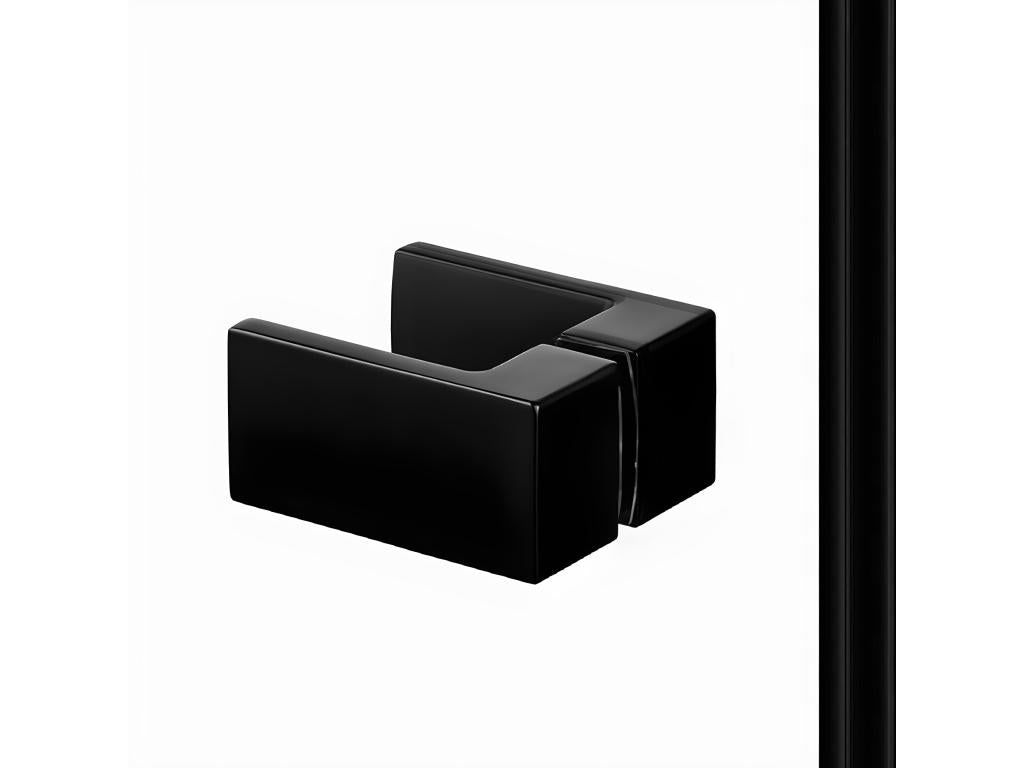 Home Item - Black Glass, W 47.2 x D 31.5 x H 78.7 in