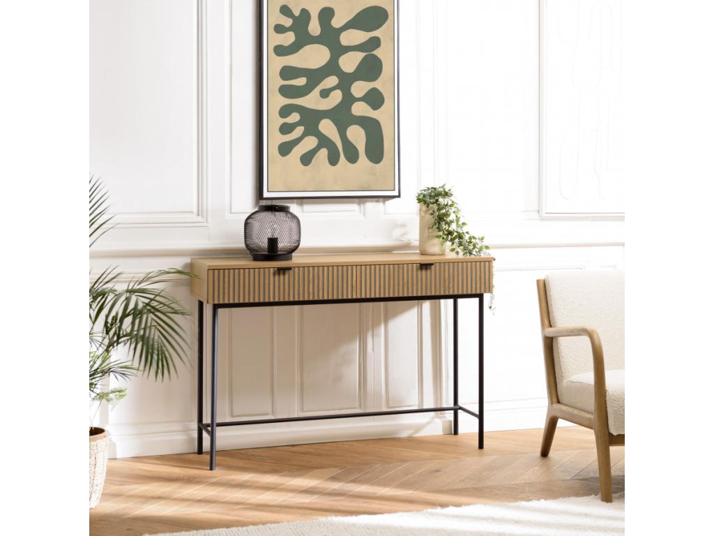 Home Item - Brown Engineered Wood, W 47.2 x D 13.8 x H 31.1 in