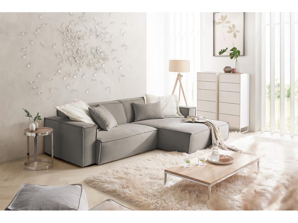 Sofa - Gray Flanelle, W 108.7 x D 66.1 x H 28.3 in