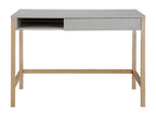 Desk - Gray Wood, W 44.1 x D 23.6 x H 29.9 in