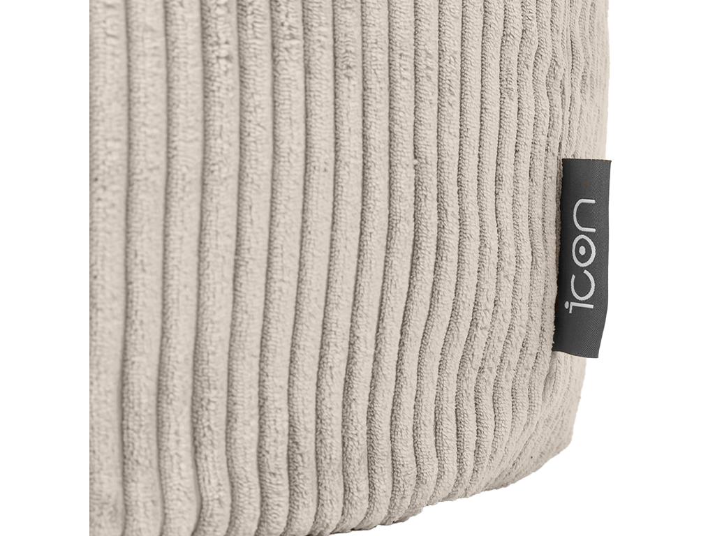 Home Item - Beige Polyester Fabric, W 33.5 x D 33.5 x H 19.7 in