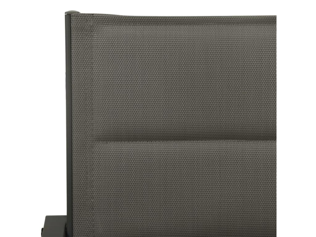 Set of 2 Chairs - Gray Wood, W 27.6 x D 27.6 x H 26.4 in