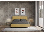 Bed - Yellow Engineered Wood, W 66.9 x D 78.7 x H 43.3 in