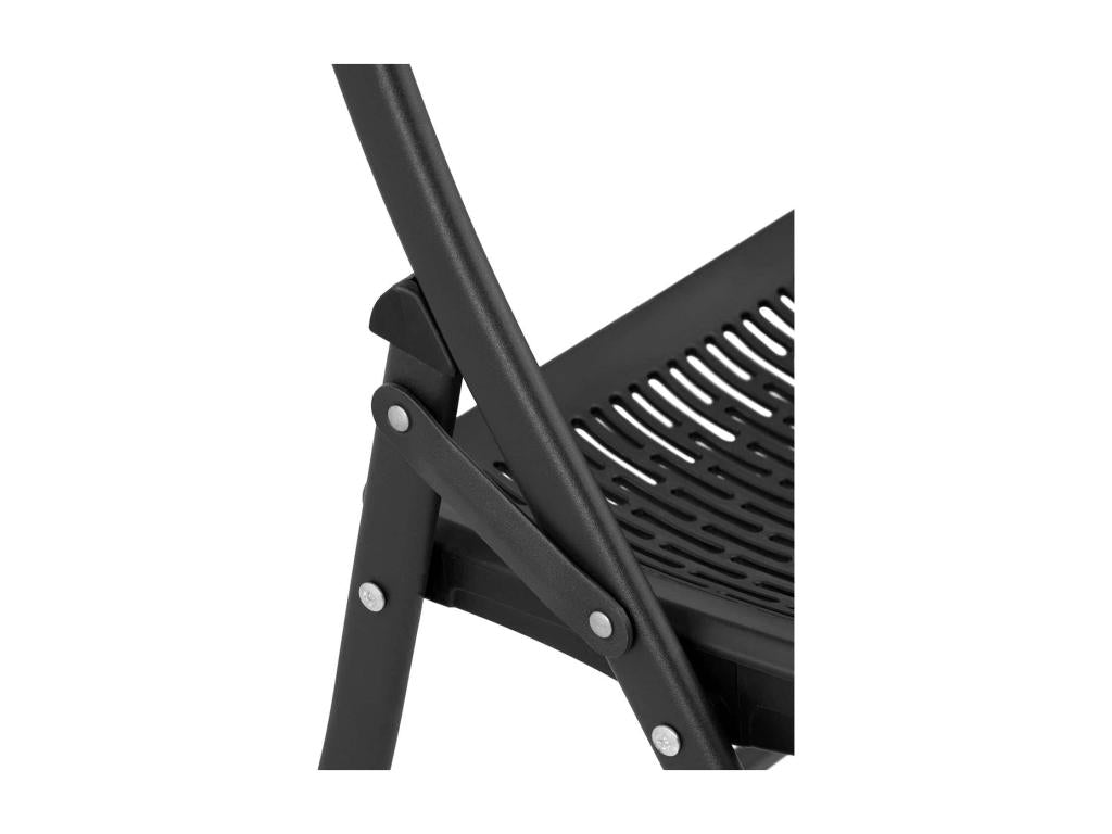 Set of 5 Desks - Black Plastic, W 169.3 x D 169.3 x H 173.2 in