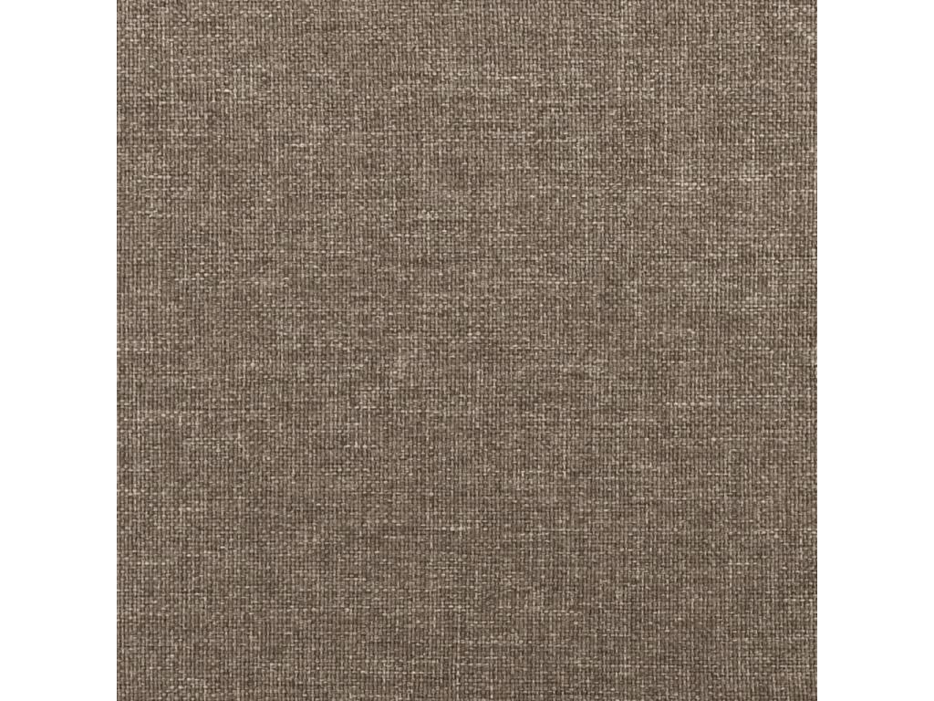 Set of 2 Beds - Taupe Polyester Fabric, W 31.5 x D 2 x H 50.4 in