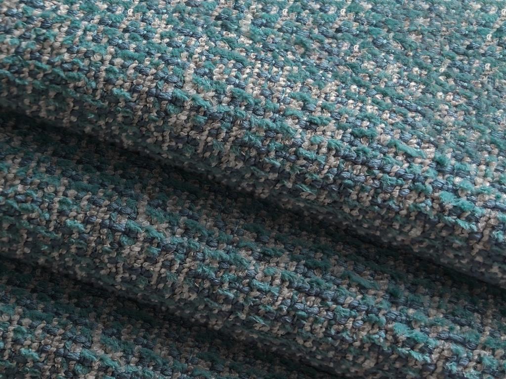 Home Item - Blue Polyester Fabric, W 16.1 x D 32.7 x H 37.4 in