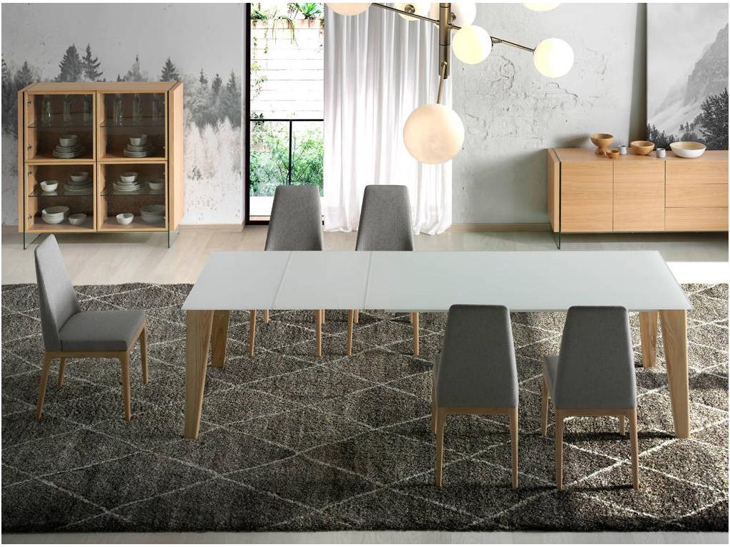 Chair - Blue Polyester Fabric, W 18.5 x D 21.3 x H 39 in