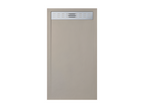 Shower Tray - Beige Resin, W 49.2 x D 31.5 x H 1.2 in