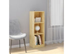 Bookcase - Natural Wood, W 14.2 x D 13 x H 43.3 in