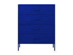 Dresser - Blue Steel, W 31.5 x D 13.8 x H 40 in