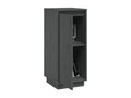 Set of 2 Sideboards - Gray Wood, W 12.4 x D 13.4 x H 29.5 in
