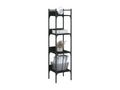 Bookcase - Black Wood, W 13.8 x D 11.8 x H 54.5 in