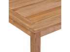 Outdoor Table - Green Plastic, W 17.7 x D 16.9 x H 19.7 in