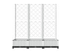 Home Item - Silver Metal, W 118.1 x D 11.8 x H 31.5 in