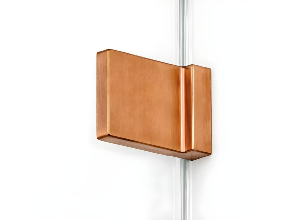 Home Item - Cuivre Glass, W 43.3 x D 39.4 x H 78.7 in