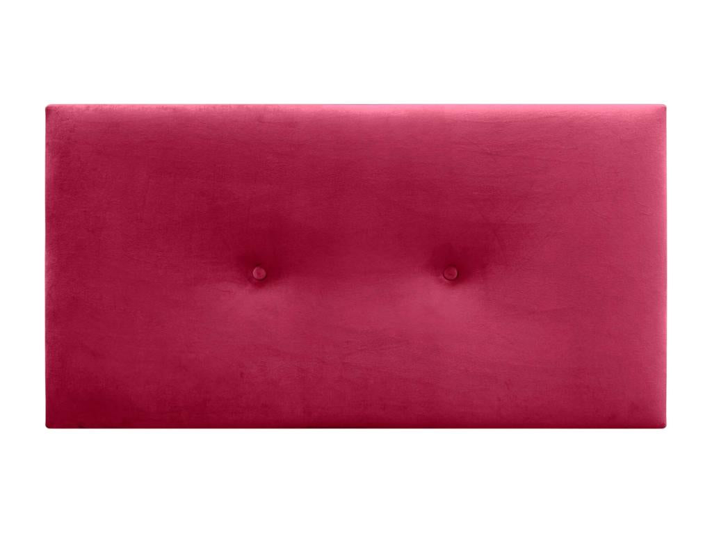 Bed - Red Velvet, W 37.4 x D 1.6 x H 19.7 in