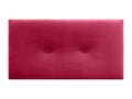 Bed - Red Velvet, W 37.4 x D 1.6 x H 19.7 in