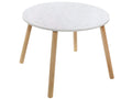 Table - White, W 23.6 x D 23.6 x H 16.9 in