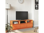TV Stand - Brown Wood, W 55.1 x D 14.6 x H 19.7 in