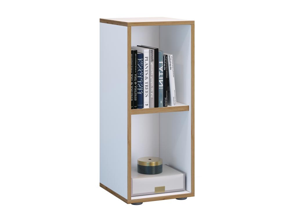 Shelf - White Wood, W 11.8 x D 13 x H 29.1 in