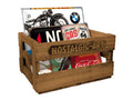 Home Item - Brown Wood, W 17.7 x D 9.8 x H 12.2 in