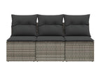 Sofa - Gray Steel, W 65 x D 24.4 x H 27.2 in