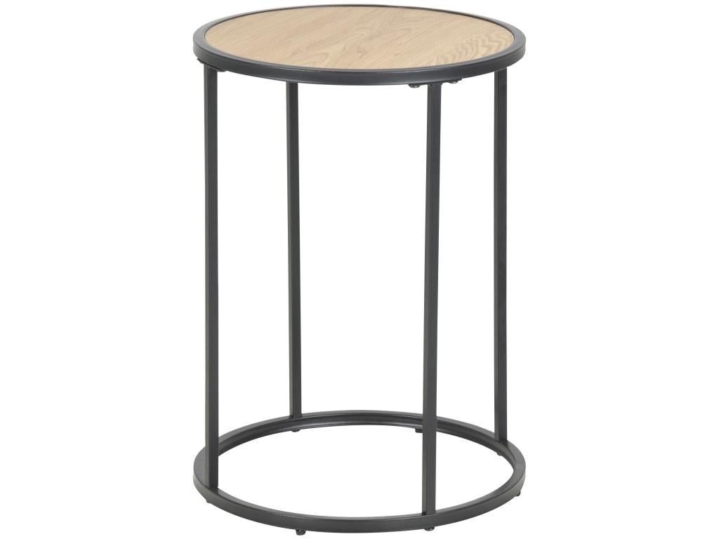 Coffee Table - Brown Composite, W 15.7 x D 15.7 x H 21.7 in