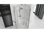 Home Item - Gray Glass, W 35.4 x D 31.5 x H 74.8 in